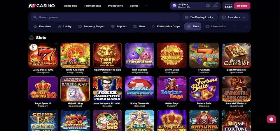 NV casino screenshot