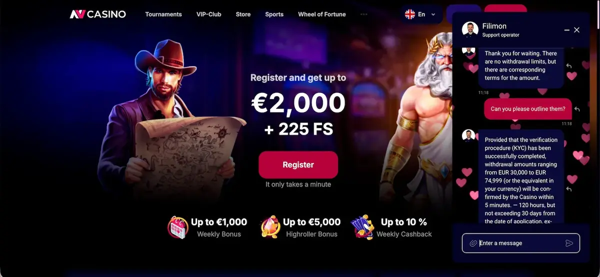 NV casino screenshot